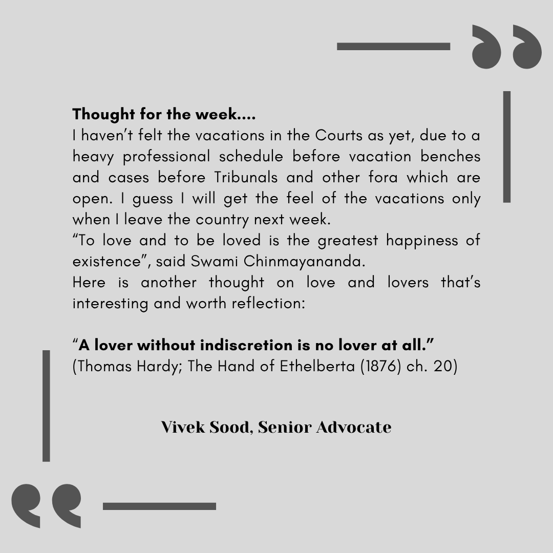 Thought for the Week